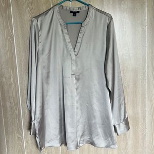 Alfani silver blouse